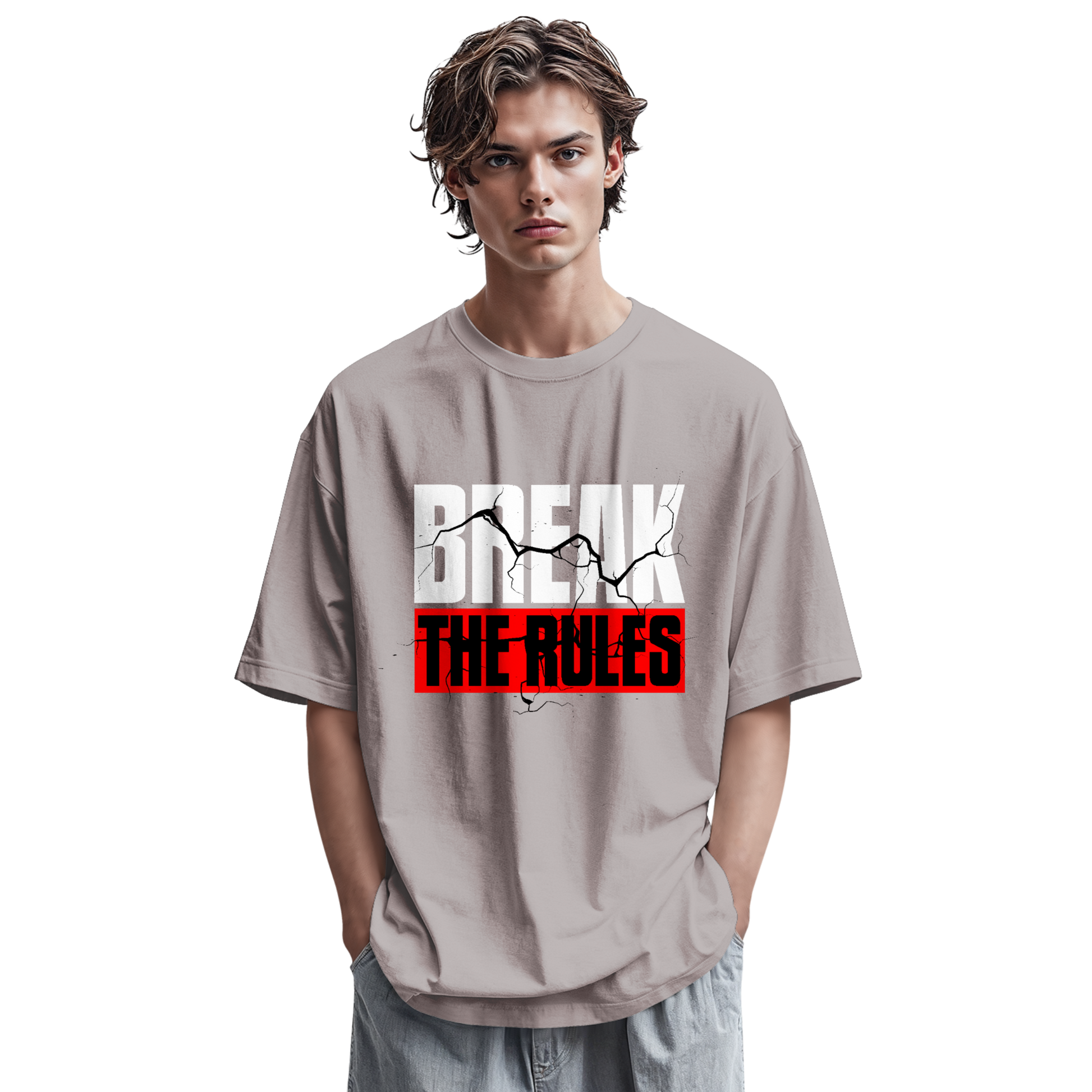 Break the rules Oversize Tee