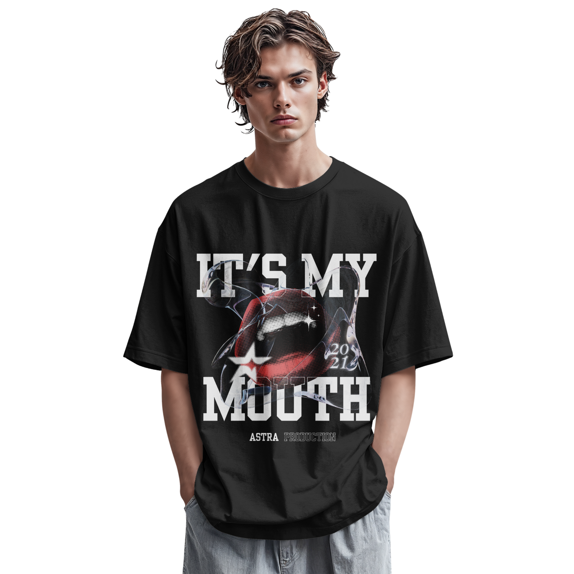 Its My Mouth- Oversized Tee