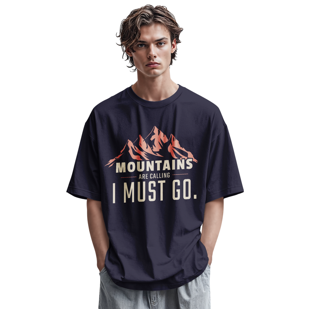Mountains are calling- Basic Tee