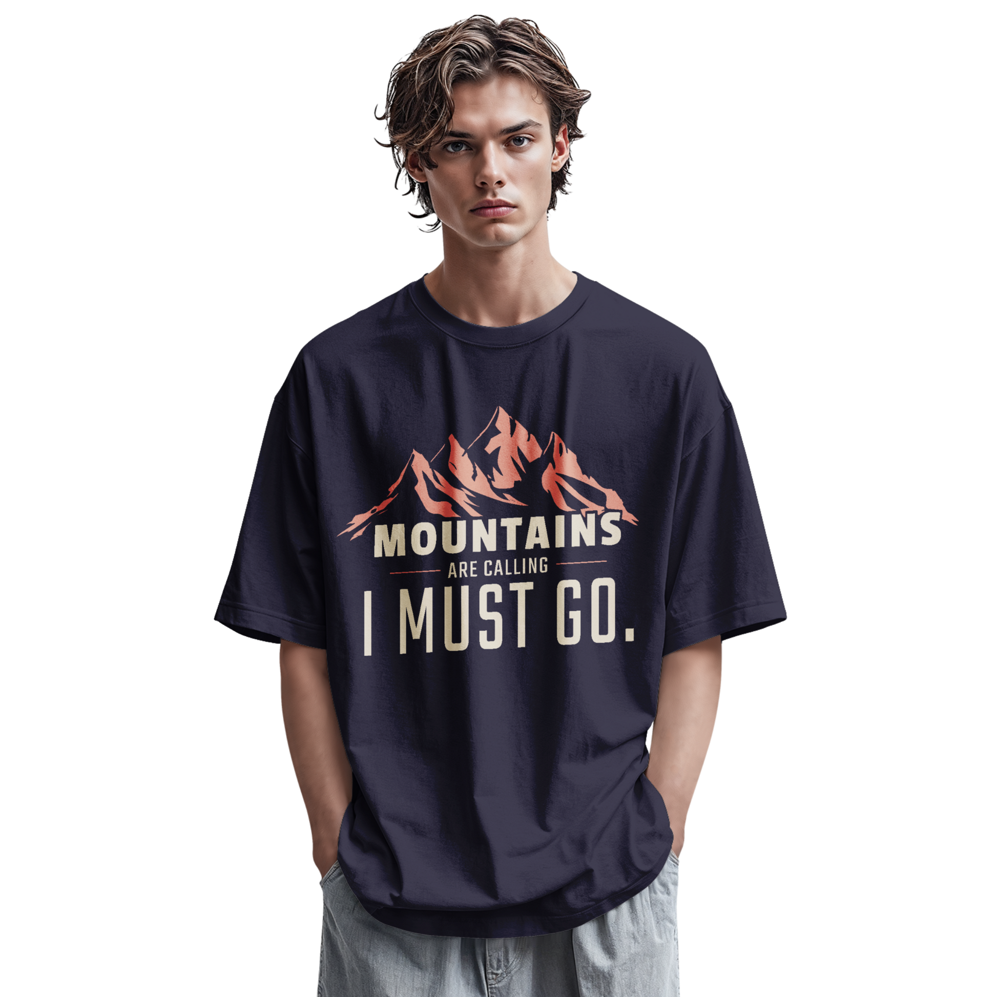 Mountains are calling- Basic Tee